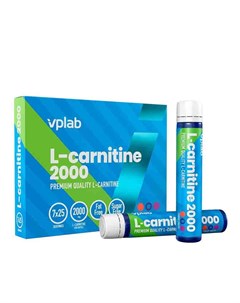 Л карнитин L Carnitine 2000 7 ампул х 25 мл лесные ягоды Vplab nutrition