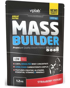 Гейнеры Mass Builder 1200 гр печенье крем Vplab nutrition