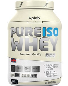 Протеины Pure Iso Whey 908 гр персик манго Vplab nutrition