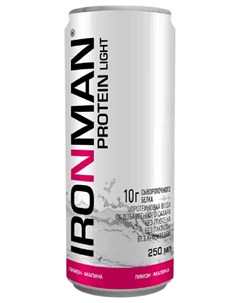 Протеины Напиток Protein light 250 мл лимон малина Ironman