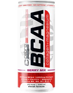 BCAA BCAA Collagen Mg 330 мл ягодный Cebra