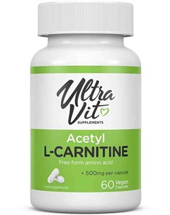 Л карнитин Acetyl L Carnitine 60 капс Ultravit