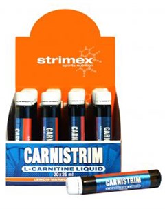 Л карнитин Carnistrim Liquid 3000mg 20 х 25 мл лимон маракуйя Strimex