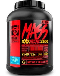 Гейнеры Mass Xxxtreme 3180 гр ваниль Mutant