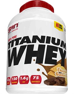 Протеины 100 Pure Titanium Whey 2270 гр шоколадная крошка San