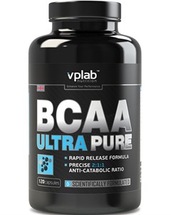 BCAA BCAA Ultra Pure 120 капс Vplab nutrition