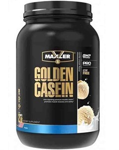 Протеины Golden Casein 908 гр ваниль Maxler (макслер)