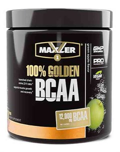 BCAA 100 Golden BCAA 210 гр клубника Maxler (макслер)