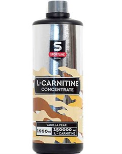 Л карнитин L Carnitine Concentrate 150 000 мг 1000 мл 1000 мл ванильная груша Sportline nutrition
