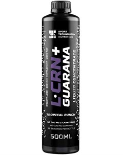 Л карнитин L Carnitine Guarana Liquid Concentrate 500 мл персик Sporttech