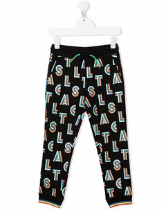 Спортивные брюки с монограммой Stella mccartney kids