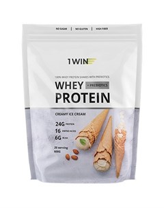 Протеин с пребиотиком Whey Сливочное мороженое 600 г 1win