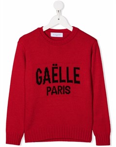 Джемпер с логотипом Gaelle paris kids