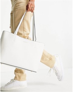 Белая сумка шопер Leo Accessorize