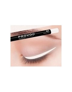 Гелевая подводка в карандаше для глаз Provoc gel eye liner PV0061 61 Белый 1 шт 1 шт Provoc (корея)