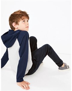 Трикотажные брюки карго с карманами для мальчика Marks & spencer