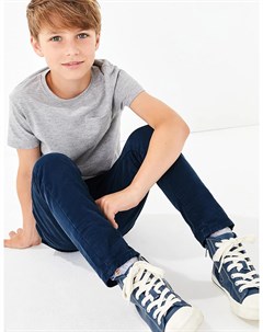 Хлопковые брюки чинос для мальчиков Marks & spencer
