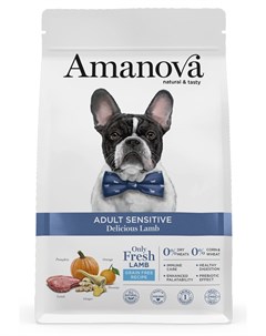 Сухой корм для собак GF Adult Sensitive с аппетитным ягнёнком 10 кг Amanova