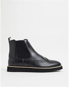 Черные ботинки челси в стиле casual Truffle collection