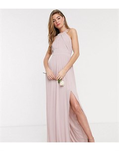 Эксклюзивное розовое платье макси bridesmaid Tfnc tall