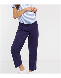 Темно синие брюки ASOS DESIGN Maternity Asos maternity