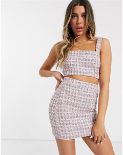 Кроп топ букле Asos design