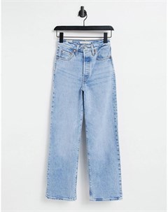 Прямые джинсы до щиколотки светло голубого цвета Ribcage Levi's®