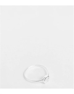 Кольцо из стерлингового серебра с прозрачным камнем Kingsley ryan curve