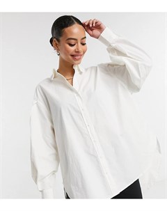 Белая oversized рубашка Vero moda tall