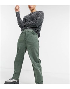 Зеленые выбеленные джинсы просторного кроя в стиле 90 х x014 Collusion