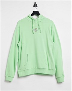 Худи зеленого цвета с вышивкой феи Динь Disney Poetic brands