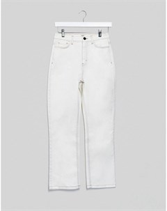 Белые джинсы прямого кроя Object