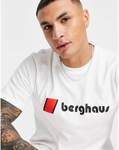 Белая футболка с логотипом Heritage Berghaus