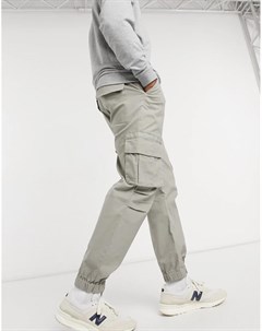 Свободные брюки карго цвета хаки Asos design