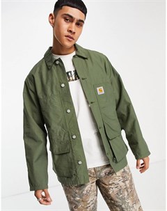 Зеленая куртка на подкладке Montana Carhartt wip