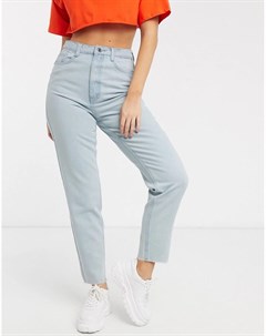 Голубые джинсы в винтажном стиле Missguided