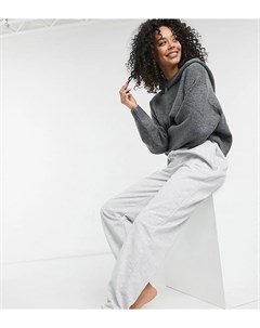 Серые меланжевые oversized джоггеры для дома ASOS DESIGN Tall Asos tall