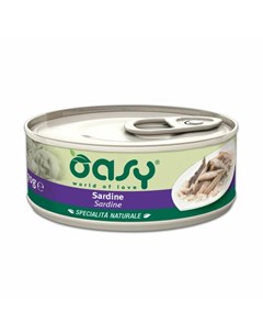 Wet Cat Specialita Naturali Sardine влажный корм для взрослых кошек дополнительное питание с сардина Oasy