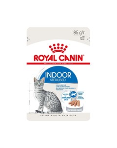 Корм для кошек Indoor для домашних паштет пауч 85г Royal canin