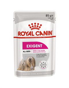 Корм для собак Exigent Care для привередливых паштет пауч 85г Royal canin