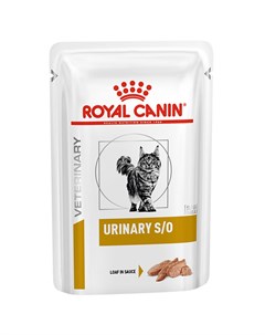 Корм для кошек Vet Diet Urinary S O при лечении МКБ цыпленок паштет пауч 85г Royal canin