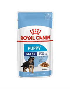 Корм для щенков Maxi Puppy для крупных пород соус пауч 140г Royal canin
