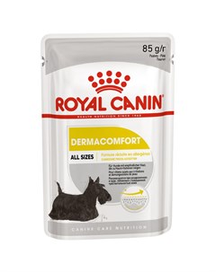 Корм для собак Derma Comfort Care с чувствительной кожей паштет пауч 85г Royal canin