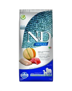 N D Ocean Cantaloupe Melon Adult Medium Maxi сухой корм для взрослых собак средних и крупных пород с Farmina