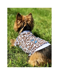 Футболка OSSO fashion Леопард для собак любого возраста миниатюрных мелких и средних пород р 28 Osso fashion