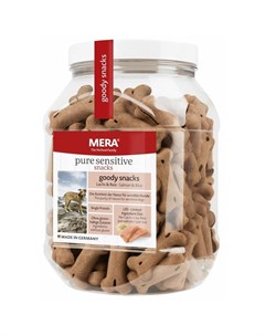 Лакомство Pure Sensitive Goody Snacks для собак с лососем и рисом 600 г Mera