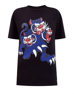 Хлопковая футболка с эксклюзивным принтом Three Tigers Kenzo