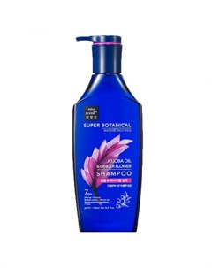 Восстанавливающий шампунь для объема волос super botanic volume shampoo jojoba oil and ginger flower Mise en scene