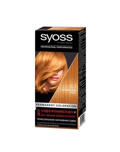 Краска для волос Salonplex тон 8 7 Карамельный блонд 50 мл Syoss