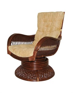 Кресло качалка andrea relax medium коричневый 76x144x94 см Bigarden